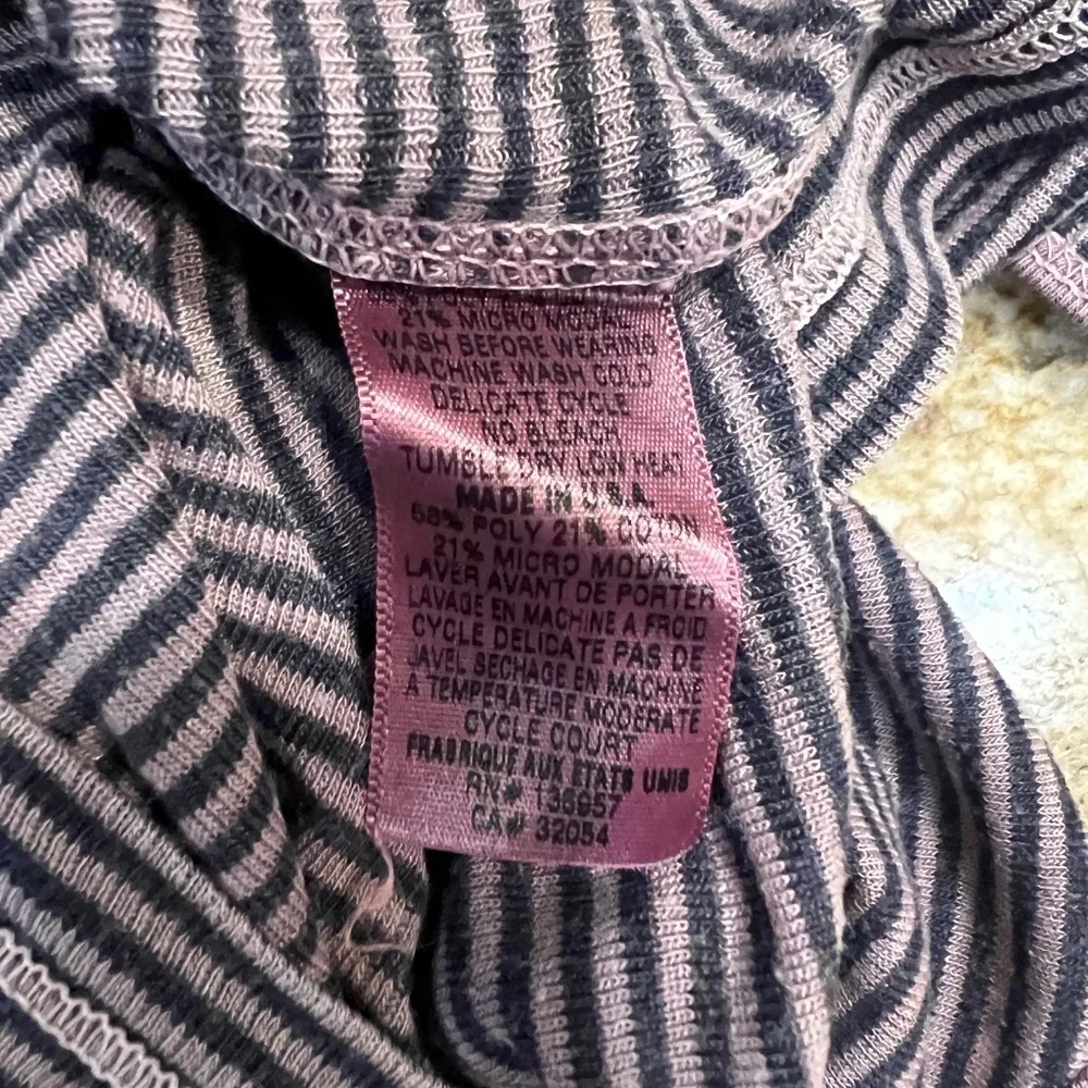 Stateside Brand Tank Top- Women  Size XS- Purple and Grey Striped - Picture 8 of 14